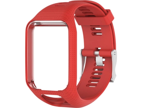 Pulsera GETEK (TomTom Spark Runner2/3 - Rojo)