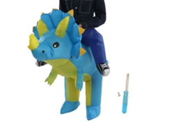 Disfraz Inflable De Dinosaurio Para Niños (90-120 Cm) Para Halloween, Cosplay, Fiestas Y Carnaval.
