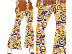 Pantalón de los años 70 Lunares para mujer