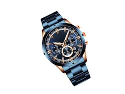Relógio Masculino Curren 8355 Clássico De Luxo Com Cronógrafo, Calendário E Resistência À Água 30m