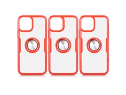 Caja De Iphone (transparente Con Soporte) Pack De 3 Para Iphone 12pro/max De 6.1 Pulgadas Modelo Nuevo 2020