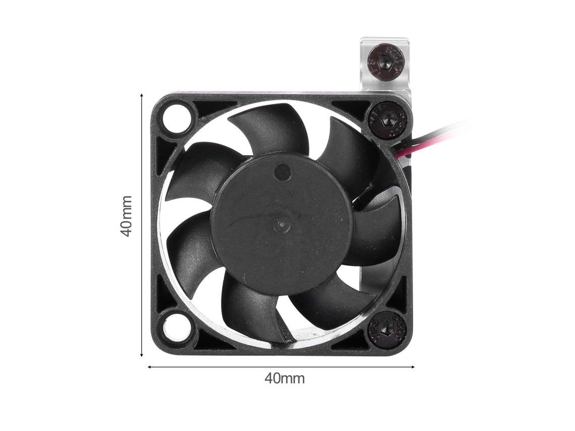 Disipador De Calor Con Sensor Térmico Para Motor De Coche Rc 4268 4274 Ventilador De Refrigeración De Aluminio Cnc