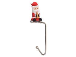 Ganchos para calcetines navideños, soportes para chimeneas con temática navideña TRUYUETY
