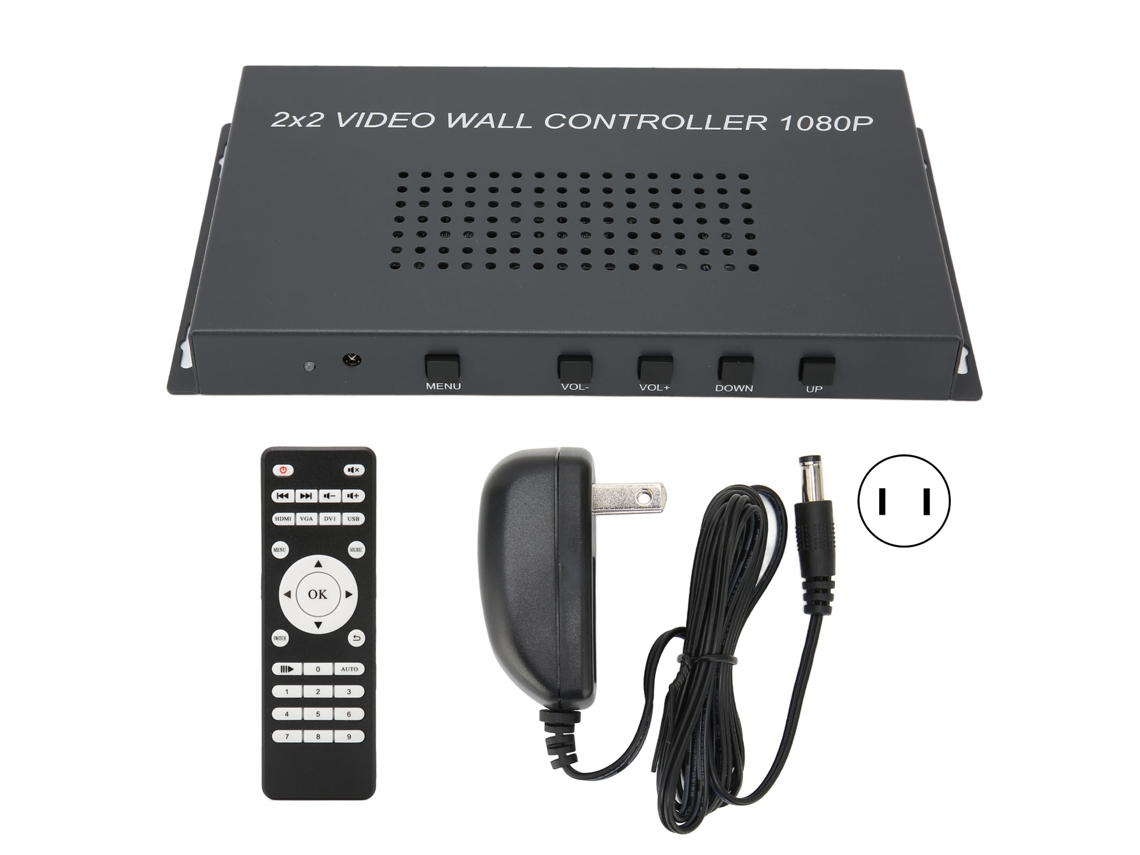 Controlador de videowall 2x2 (1080p 60 Hz, rotación de 180 grados)
