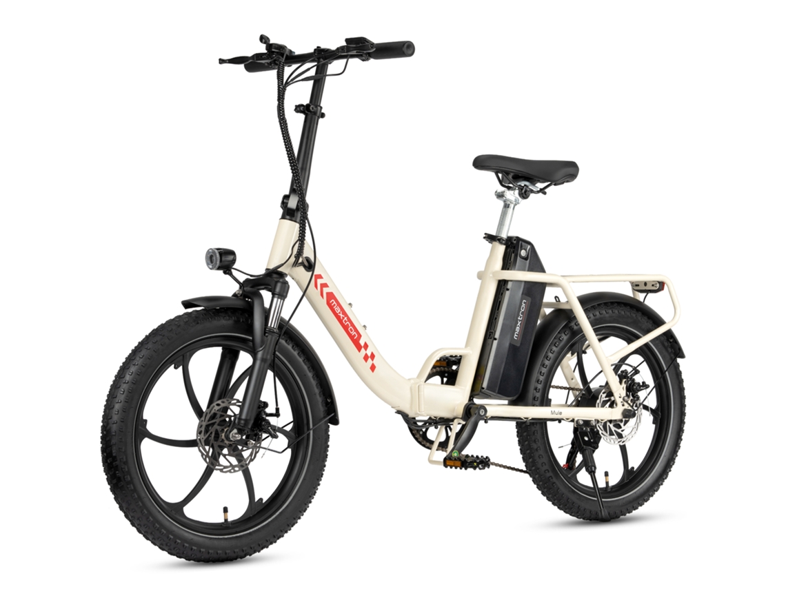Bicicleta Eléctrica Plegable Maxtron Mule, Motor De 250 W, Batería Extraíble De 48 V Y 20 Ah.