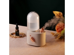 Difusor De Aceites Esenciales Y Humidificador Con Apagado Automático Y Luz Nocturna Silenciosa.