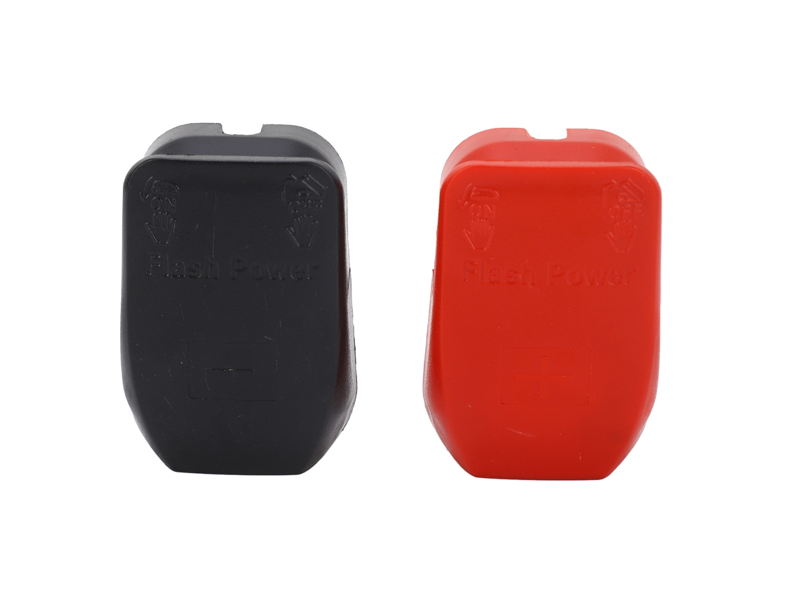 Terminal De Batería De Latón De Desconexión Rápida Con Cubierta Positiva Roja Y Negativa Negra Para Automóviles, Barcos Y Autocaravanas.