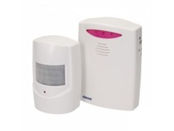 Mini alarma inalámbrica con sensor de movimiento PIR y alerta de visitantes, duradera, multifuncional, para viajes, uso doméstico y ocio - STELASPLEN