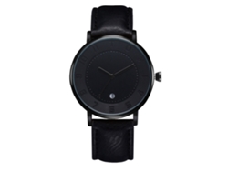 Reloj De Pulsera De Negocios Moderno Tomi Con Dial Redondo Correa De Pu Cuarzo Para Hombres