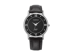 Reloj de pareja analógico de cuarzo Yazole 279 para uso casual y de negocios.