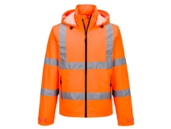 Chaqueta Alta Visibilidad Ligera Plegable | Trabajo Compacta Naranja / Xxxl