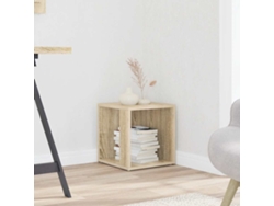 Mesa Auxiliar | Mesa Lateral Madera Contrachapada Roble Sonoma 33x33x34,5 Cm