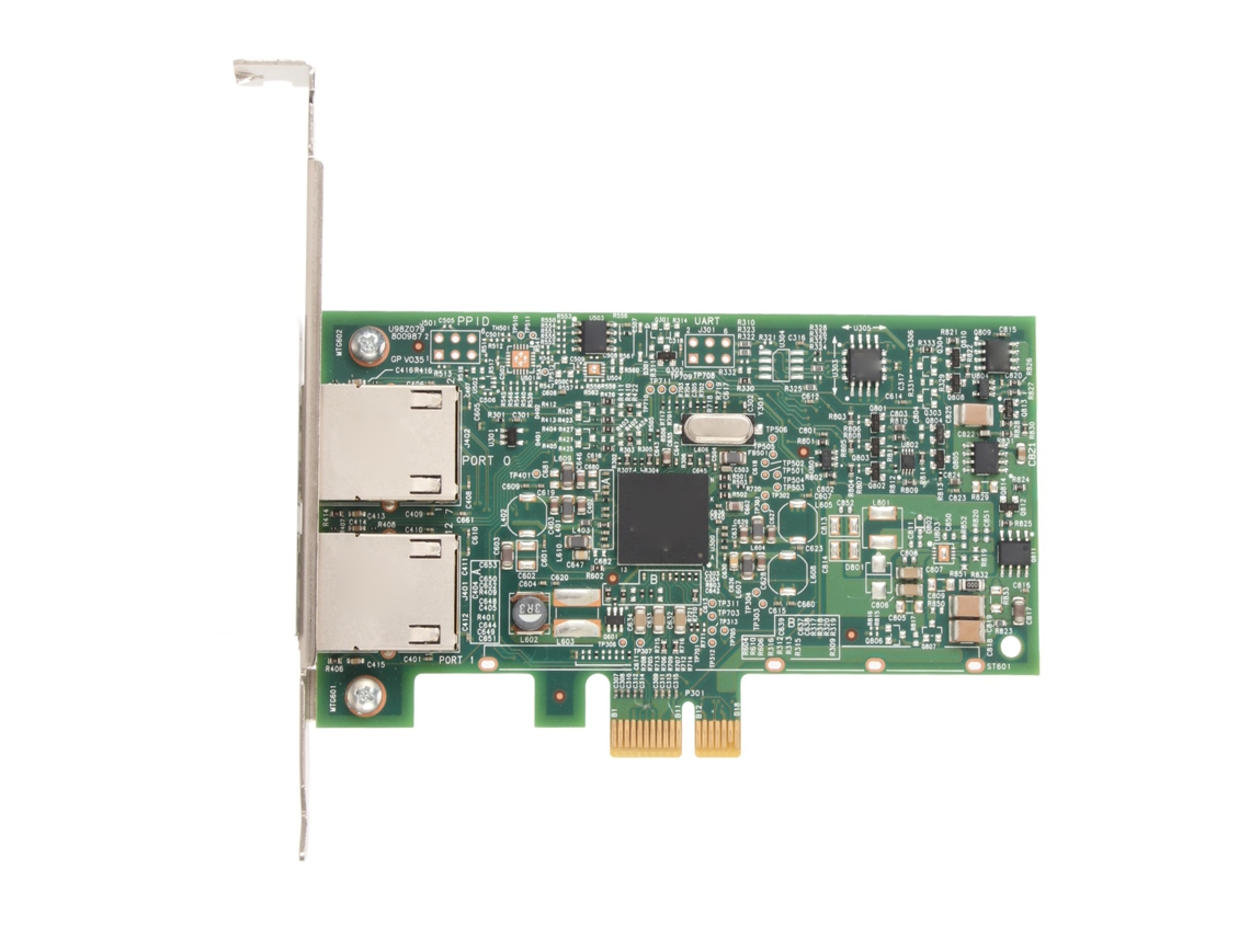 Placa De Rede Pcie Bcm5720 Chip 2 Portas Rj45 10/100/1000mbps Adaptador Servidor Para Win Server 2008