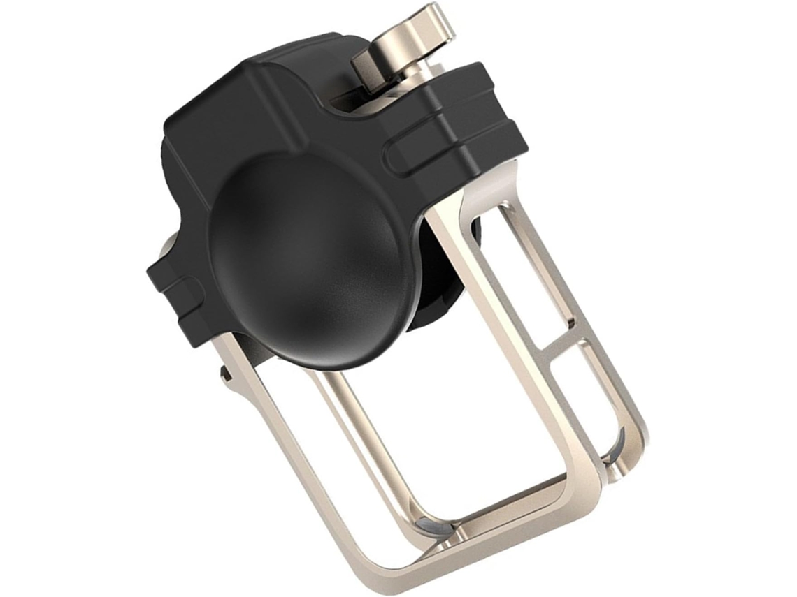 Jaula Para Cámara De Fácil Desmontaje Con Carcasa De Silicona A Prueba De Golpes Y Asa Giratoria De 360°.