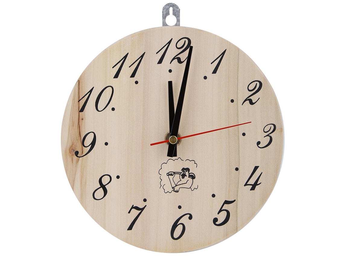 Reloj Decorativo Para Sauna Con Temporizador, Madera De Primera Calidad, 20 Cm, Accesorio Para Sauna Y Hogar.