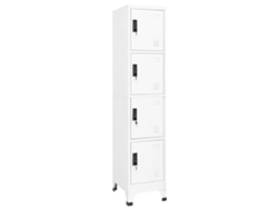 Armario 38x45x180 cm Acero Blanco DKD HOME DECOR