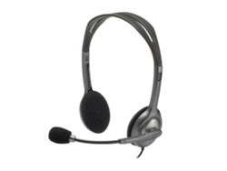 Auriculares con Cable LOGITECH H110 (On Ear - PC - Gris)