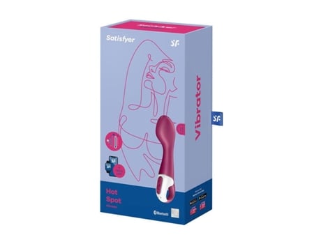 Estimulador SATISFYER Hot Spot Vibrator Efecto Calor Con App 1 Unidad