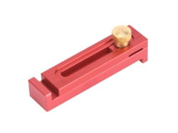 Regla De Medición De Profundidad De Aluminio Rojo Para Marcar Y Medir En Carpintería.