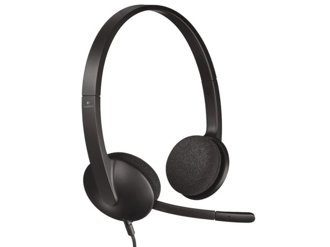 Auriculares Con Cable LOGITECH H340 (On Ear - PC - Negro)