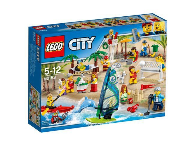 LEGO City: Diversión en la playa 60153 (Edad Mínima: 5 - 169 Piezas)