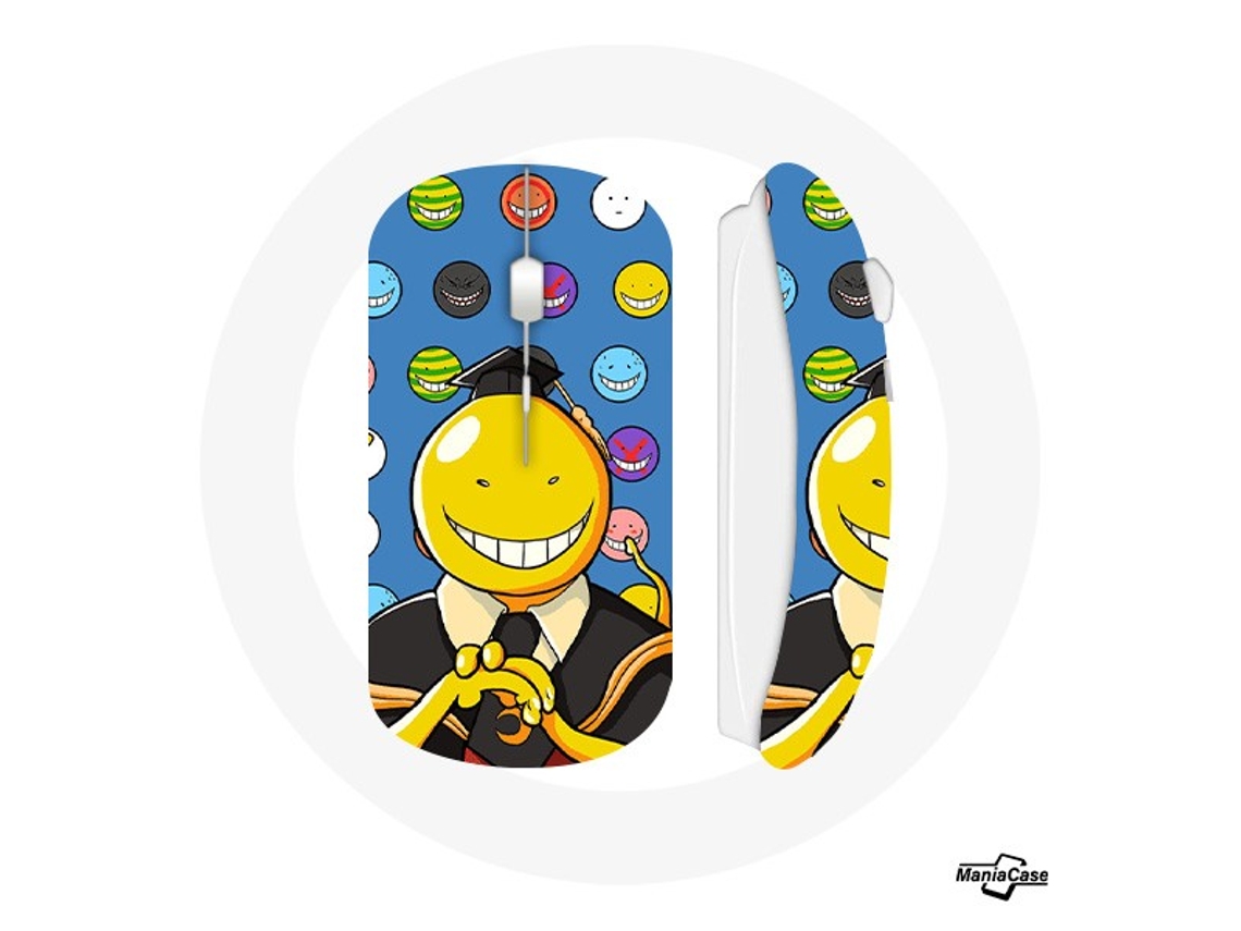 Ratón inalámbrico Koro Sensei se enfrenta al ratón inalámbrico Asesinato en el aula Anime MANIACASE MANIACASE
