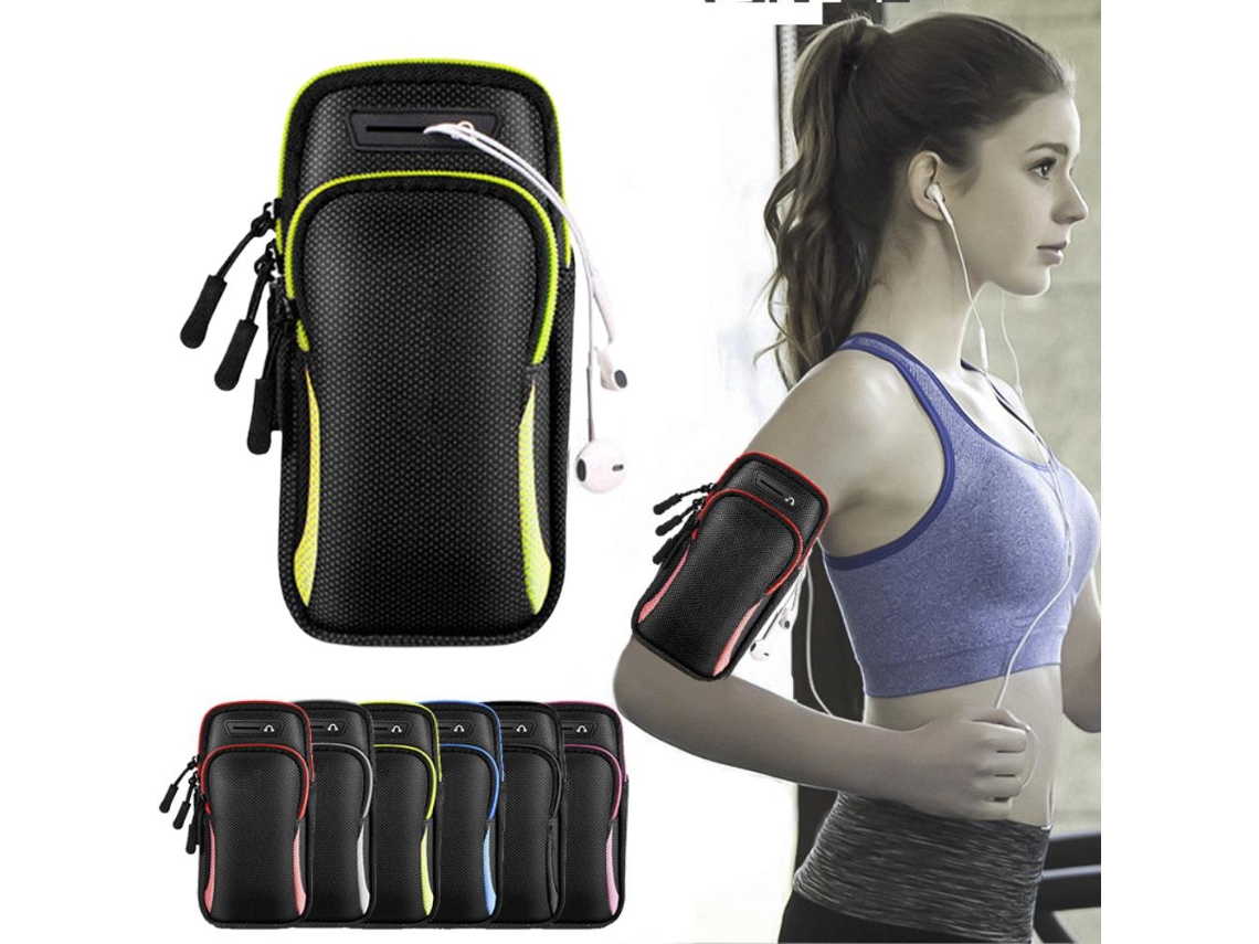 Riñonera Deportiva Para Correr Y Hacer Ejercicio, Con Capacidad Para Teléfonos Móviles De Hasta 6,5 Pulgadas, Resistente Al Agua, Ideal Para Ciclismo Y Yoga.