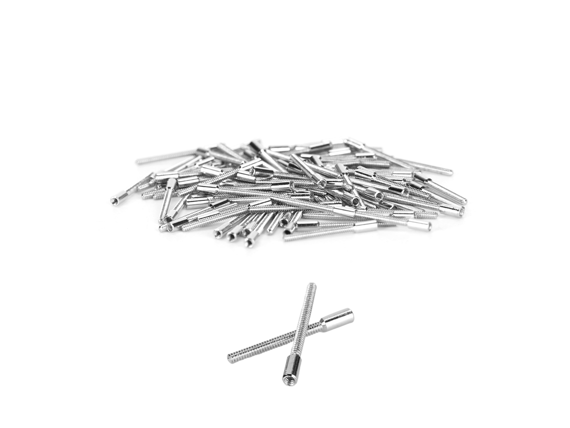 100 Puntas De Acero De 0,9 Mm Para La Reparación De Mecanismos De Relojes.