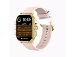 Reloj inteligente I120 de 1,95 pulgadas con Bluetooth, llamadas, monitorización de salud, 100 modos deportivos, IP76, resistente al agua, dorado, Yizhood