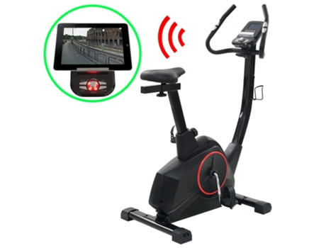 vidaXL Bicicleta estática magnética con pulsómetro programable