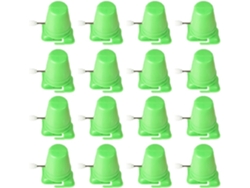 60 Piezas De Juguete Robot Con Patas De Cuerda Para Niños, Mecanismo De Movimiento De Cuerda, Color Verde Deportivo.