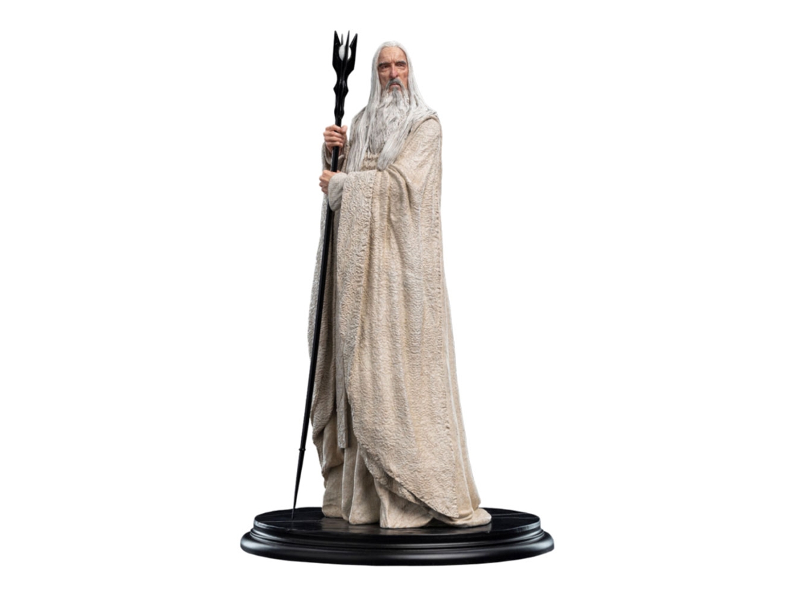 Weta Figura EL SEÑOR DE LOS ANILLOS Saruman El Mago Blanco Estatua