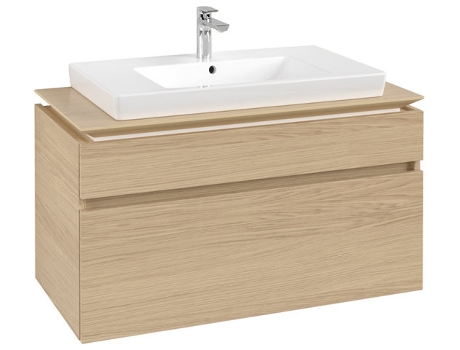 Módulo de lavabo Villeroy &amp Boch Legato B695 1000x550x500mm centrado en el lavabo