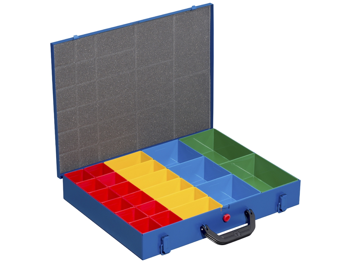 Caja de Piezas Pequeñas ALLIT Metal Europlus Pro M 44H-23 Azul