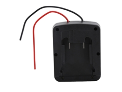 Adaptador De Batería De Litio Con Conector De Alimentación Y Cables Para Milwaukee M18 18v Negro