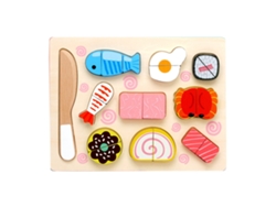 Dan26-juguete De Comida De Madera Con Corte Magnético Simulación Frutas Verduras Para Niños Educación Temprana Cocina Japonesa