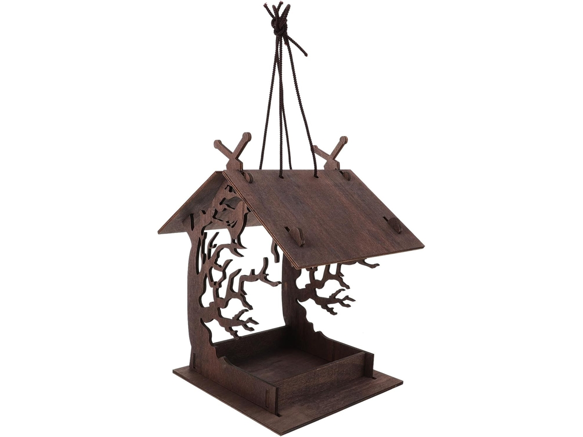 Comedero Colgante Casero Inoomp Para Pájaros, Para El Jardín: Montaje Creativo, Reutilizable Y Decoración Para Aves