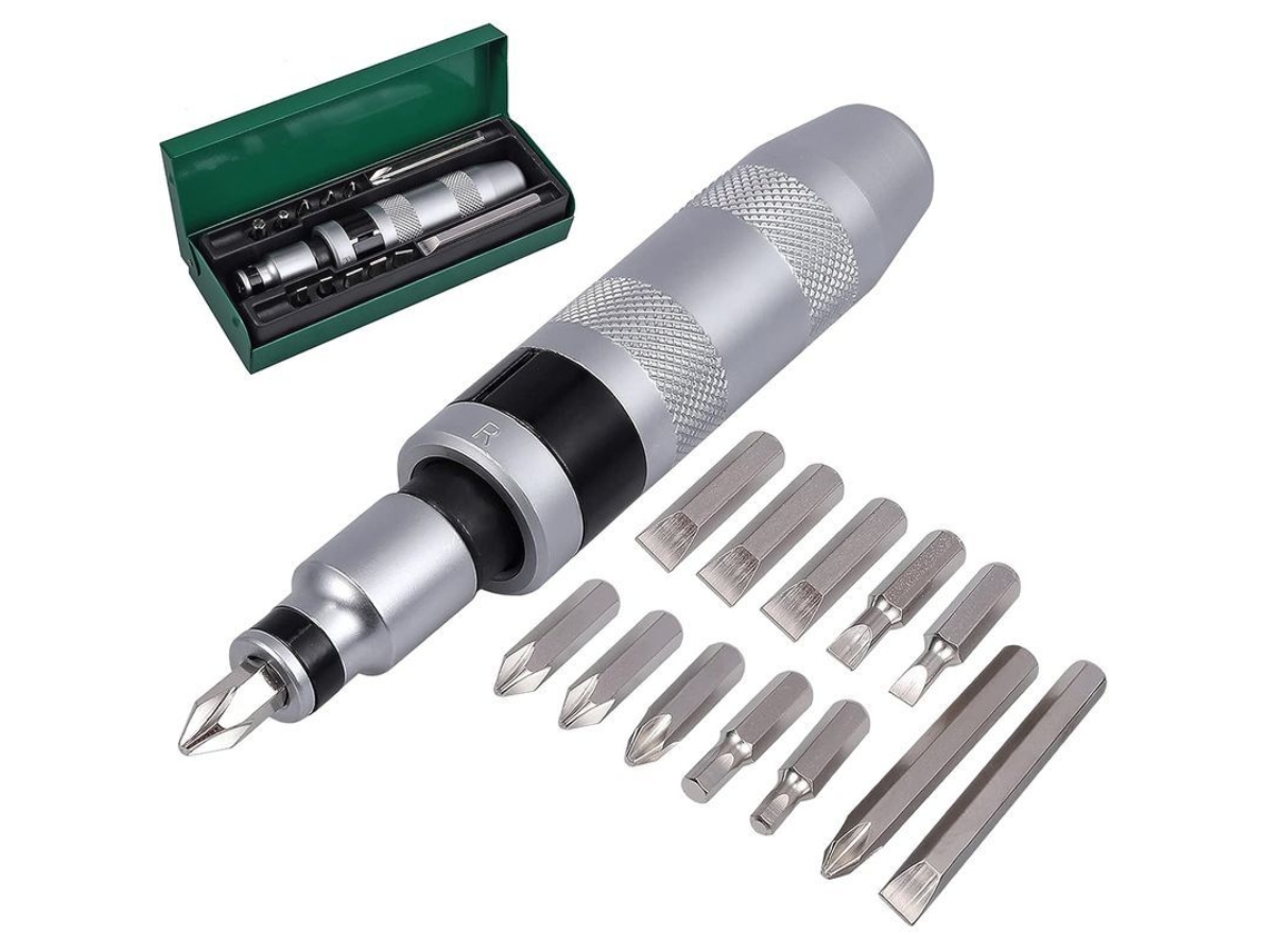 2026-conjunto De 13 Brocas De Impacto 1/2" Para Destornilladores Hexagonales Y Cruciformes De Uso Pesado