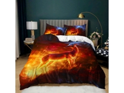 Funda Nórdica Estampado Funda Almohada Ropa Cama Juego Ropa 135 X 200 Cm 50 75 220 240