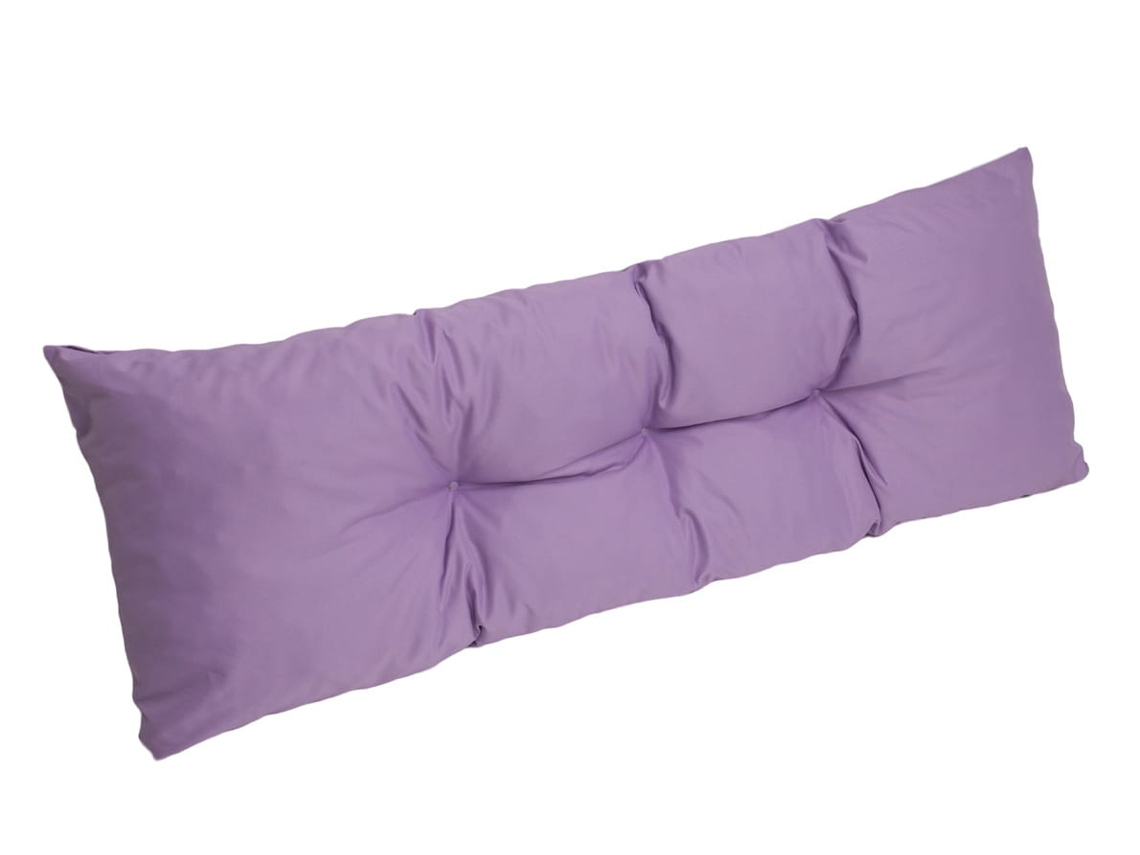 Cojín palet 120x40cm cojín del asiento europalets cojín de suelo infantil Cojín de paleta para exteriores de color violeta claro SETGARDEN