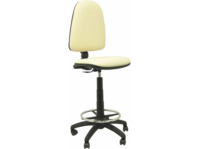 Silla de Escritorio Alta PIQUERAS Y CRESPO Ayna Crema (Similpiel)