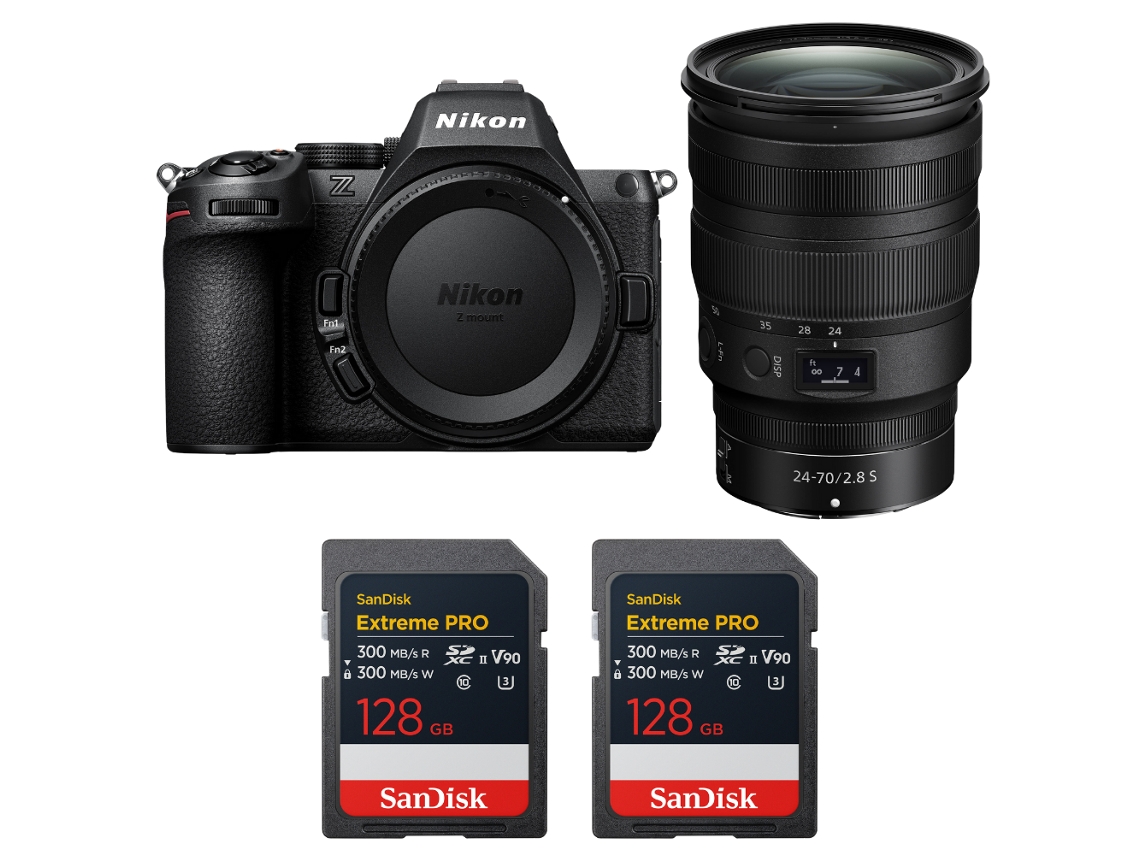Nikon Z5 Ii + 24-70mm F/2.8 S + 2 Sandisk 128gb Extreme Pro Uhs-ii Sdxc + Ebook “20 Consejos Para Fotos Que Impactan”