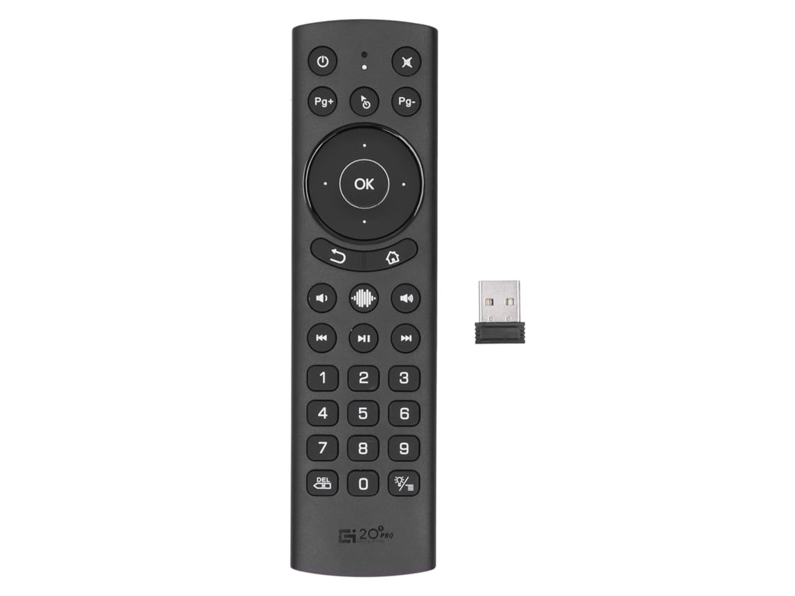 Controle Remoto Por Voz Com Mouse Sem Fio 2.4g, Aprendizagem Ir E Luz De Fundo Para Tv Box E Computador