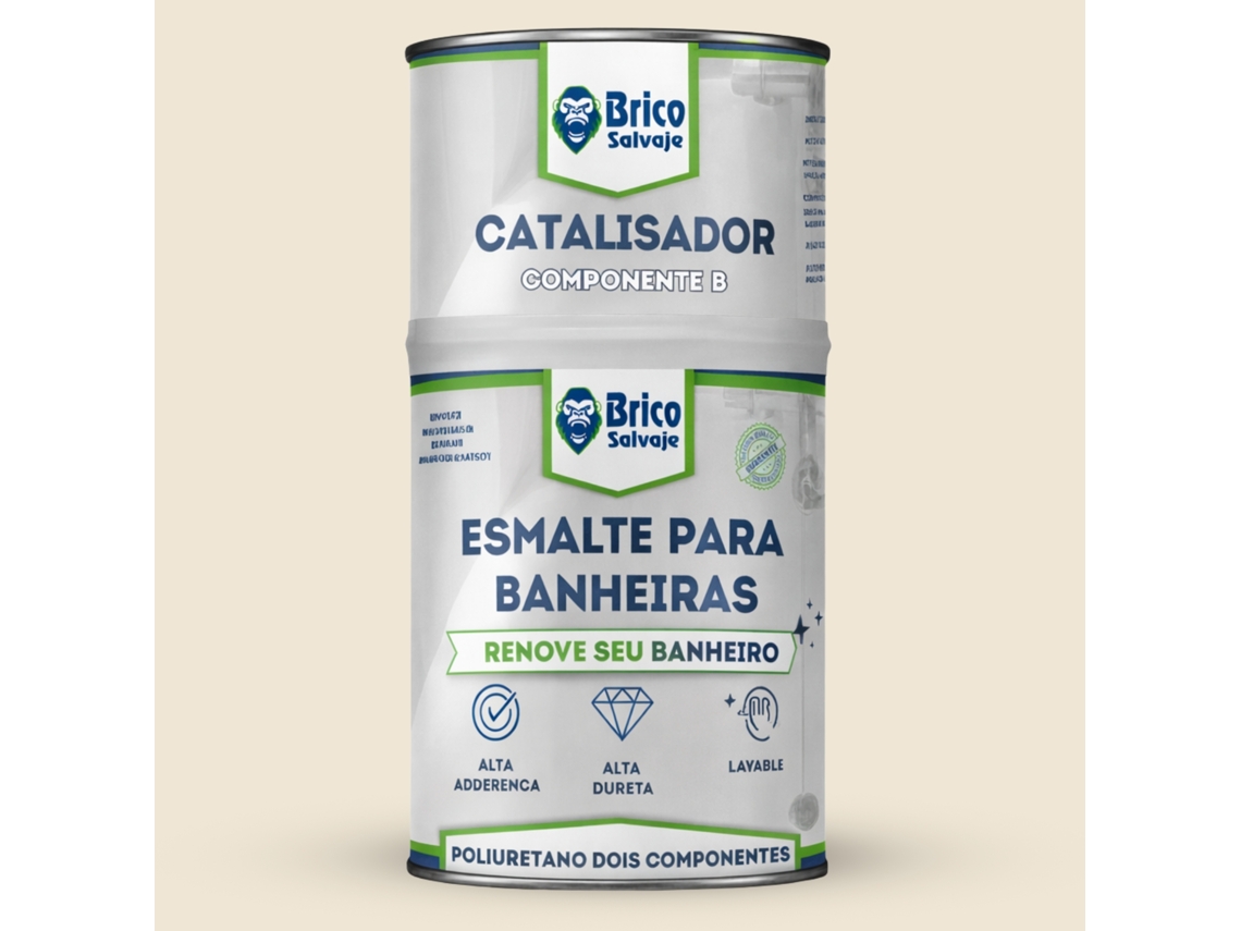 Pintura Para Bañeras Acabado Mate Beige Claro Scarlett 600+150 Ml