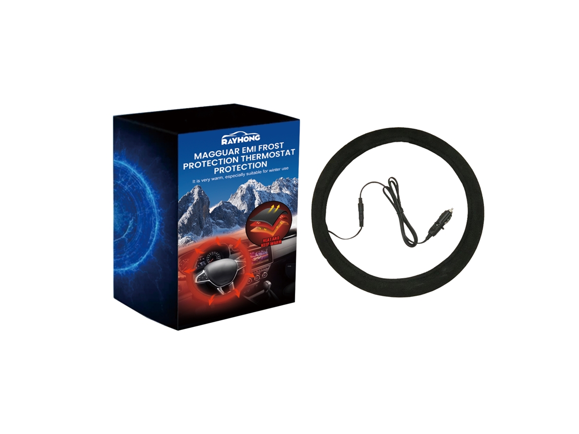 Volante calefactable para coche con control de temperatura