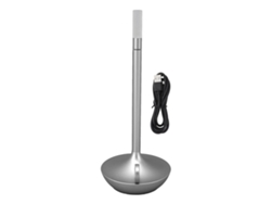 2026-lámpara De Mesa Inalámbrica Led Recargable Con Forma De Vela, 3 Niveles De Brillo Ajustable, Plata