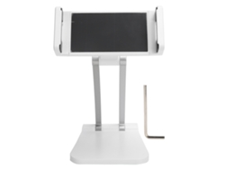 Suporte Universal Para Telefone E Tablet Com Rotação 360 Graus Para Mesa Branco