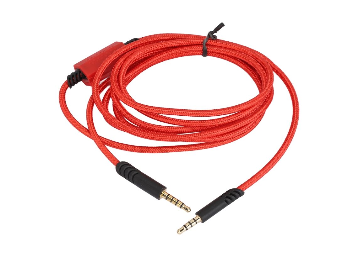 Cable De Repuesto Para Auriculares Gaming Con Botón De Silencio Para Logitech Astro A10 A40 A40 Tr Rojo