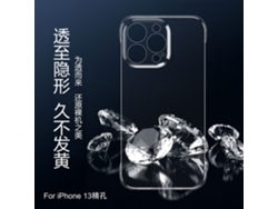 (iphone 16 Plus Transparente) Funda Transparente De Policarbonato Sin Marco Para Iphone 12 Mini Con Orificio Fino