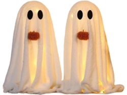 Espectros Fosforescentes Y Decoraciones De Calabaza De Doble Cara, Hechas Para Interiores Para